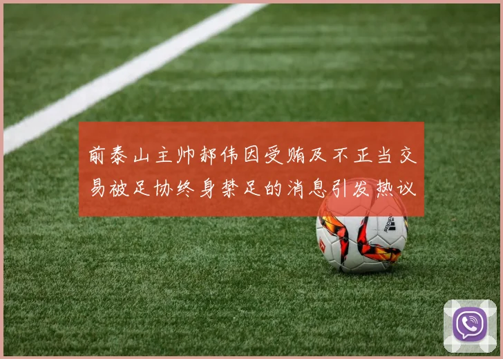 前泰山主帅郝伟因受贿及不正当交易被足协终身禁足的消息引发热议
